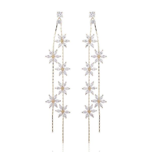 Dangle & Chandelier LuxJuly Clear Crystal Rhinestones Long Drop Snowflakes Ear Pierced Cuff Earrings For Women Jewerly, Silver
Dangle & Chandelier LuxJuly Clear Crystal Rhinestones Long Drop Snowflakes Ear Pierced Cuff Earrings For Women Jewerly, Silver