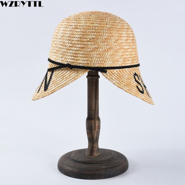 2021 new style double letter visor caps for men women woven sun wide brim straw beach cap street derby summer hat g3mr, Blue;gray
2021 new style double letter visor caps for men women woven sun wide brim straw beach cap street derby summer hat g3mr, Blue;gray