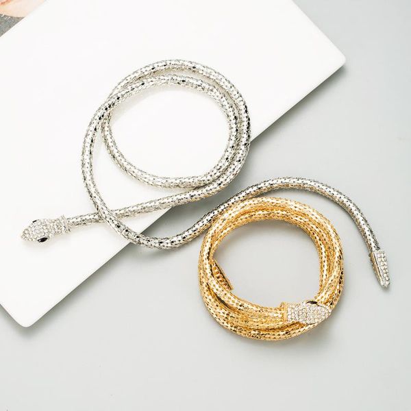chokers fashion trendy crystals snake chains big statement entangled gold necklace for women female modern jewelry, Golden;silver
chokers fashion trendy crystals snake chains big statement entangled gold necklace for women female modern jewelry, Golden;silver