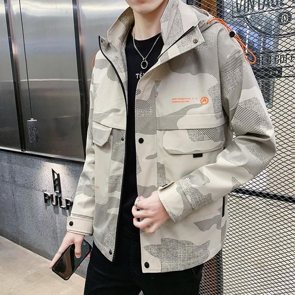 streetwear casual men jacket 2021 spring camouflage mens bomber jacket coat hooded windbreaker male outwear, Black;brown
streetwear casual men jacket 2021 spring camouflage mens bomber jacket coat hooded windbreaker male outwear, Black;brown