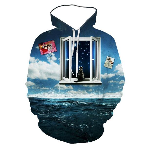 men's hoodies & sweatshirts 2021 men and women 3d deep forest wild landscape hoodie pattern many round tie cap long sleeve autumn winte, Black
men's hoodies & sweatshirts 2021 men and women 3d deep forest wild landscape hoodie pattern many round tie cap long sleeve autumn winte, Black