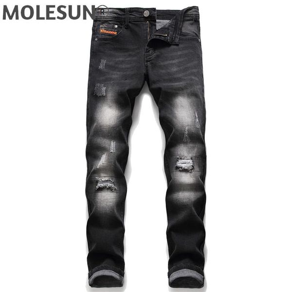 men's jeans european men italy pants slim zipper straight gentleman black hole for, Blue
men's jeans european men italy pants slim zipper straight gentleman black hole for, Blue