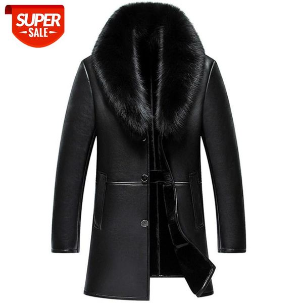 2020 russian winter fox fur collar leather jacket men business casual long windbreaker coat male thicken jackets plus size m-4xl #gs0t, Black;brown
2020 russian winter fox fur collar leather jacket men business casual long windbreaker coat male thicken jackets plus size m-4xl #gs0t, Black;brown