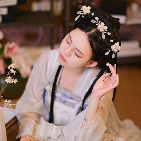 hair clips & barrettes side comb set delicate flower leaves hairpin chinese style insert accessories party date jewelry ml, Golden;silver
hair clips & barrettes side comb set delicate flower leaves hairpin chinese style insert accessories party date jewelry ml, Golden;silver