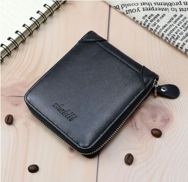 est short style retro men's money clips classic multifunctional card case pu leather solid 2 folds id -card holder zipper small male wa, Black
est short style retro men's money clips classic multifunctional card case pu leather solid 2 folds id -card holder zipper small male wa, Black