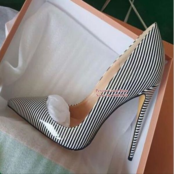 preto slippers chegados os recém branco listras stiletto sapatos de salto alto apontou toe bombas couro patente rasa retalhos 9cb1, Black
preto slippers chegados os recém branco listras stiletto sapatos de salto alto apontou toe bombas couro patente rasa retalhos 9cb1, Black