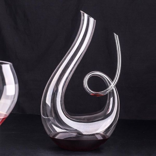 european style snail red wine pouring set transparent crystal high foot wine glass
european style snail red wine pouring set transparent crystal high foot wine glass