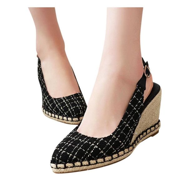 dress shoes sagace wedge heel women big size casual single ladies elegant thick buckle pointed toe non-slip pumps, Black
dress shoes sagace wedge heel women big size casual single ladies elegant thick buckle pointed toe non-slip pumps, Black