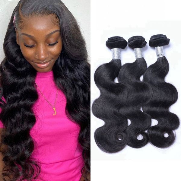 human hair wefts 3 4 pieces brazilian body wave bundles 100g/pc natural color non remy 8-26 inch, Black
human hair wefts 3 4 pieces brazilian body wave bundles 100g/pc natural color non remy 8-26 inch, Black