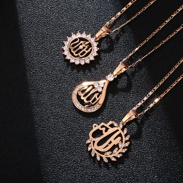 pendant necklaces trendy middle east arab muslim necklace for women gold color islamic religion zircon jewelry gift, Silver
pendant necklaces trendy middle east arab muslim necklace for women gold color islamic religion zircon jewelry gift, Silver