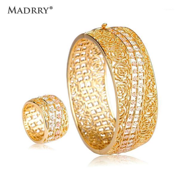 earrings & necklace madrry alloy metal big wide bangle&rings jewelry sets for women lady luxury gold color braccialetto cocktail party gioie, Silver
earrings & necklace madrry alloy metal big wide bangle&rings jewelry sets for women lady luxury gold color braccialetto cocktail party gioie, Silver