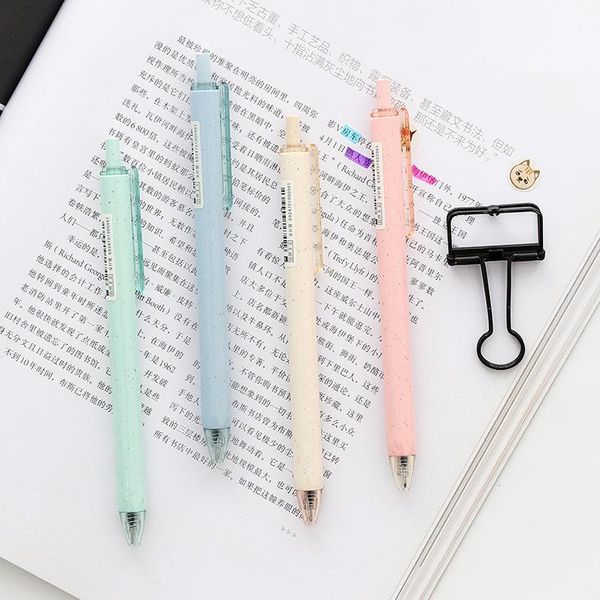 gel pens 4pcs nature wheat pen set 0.5mm ballpoint black color stationery office writing tools school supplies eb411
gel pens 4pcs nature wheat pen set 0.5mm ballpoint black color stationery office writing tools school supplies eb411