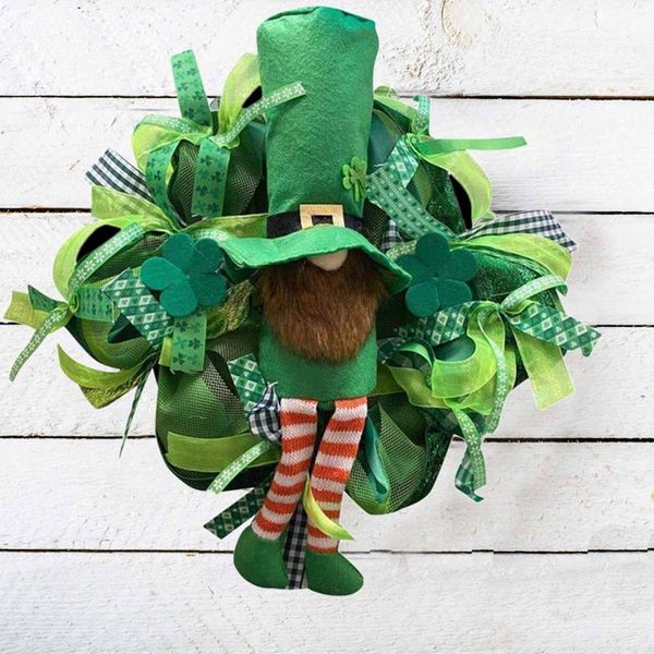 st patrick's day leprechaun wreath clovers leprechaun ribbon very creative green weather home decoration guirnalda flores
st patrick's day leprechaun wreath clovers leprechaun ribbon very creative green weather home decoration guirnalda flores