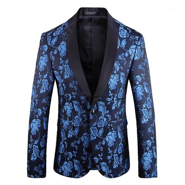 men's suits & blazers mens wedding suit luxury blazersgold bronzing leaf printed slim fit men jacket hommes brand clothing business, White;black
men's suits & blazers mens wedding suit luxury blazersgold bronzing leaf printed slim fit men jacket hommes brand clothing business, White;black