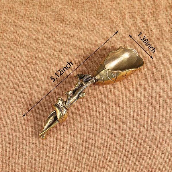 spoons small tea shovel, mini spatula, lotus spoon, scoop pure copper accessories for house(1 pcs)
spoons small tea shovel, mini spatula, lotus spoon, scoop pure copper accessories for house(1 pcs)