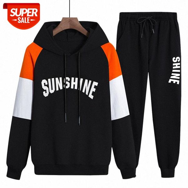 youth student sweater suit male korean version trend hooded jacket fat boy casual sports two-piece #hh3t, Black
youth student sweater suit male korean version trend hooded jacket fat boy casual sports two-piece #hh3t, Black