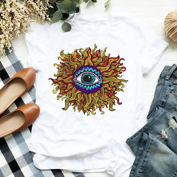eye flower cute 90s cartoon women t shirt fashion print tee clothes female graphic, White
eye flower cute 90s cartoon women t shirt fashion print tee clothes female graphic, White