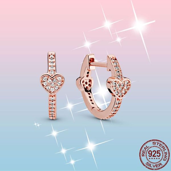 hoop & huggie earrings 925 sterling silver rose gold heart to for women fashion earring jewelry, Golden;silver
hoop & huggie earrings 925 sterling silver rose gold heart to for women fashion earring jewelry, Golden;silver