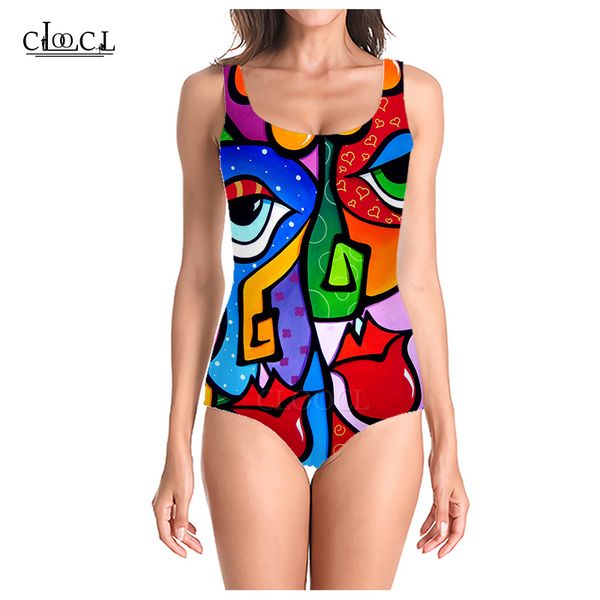 cloocl 2021 summer popular abstract picture 3d print sleeveless women swimsuit fashion casual swimsuit beach one piece swimwear, White;black
cloocl 2021 summer popular abstract picture 3d print sleeveless women swimsuit fashion casual swimsuit beach one piece swimwear, White;black