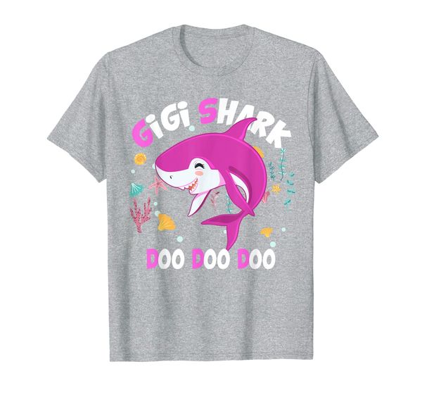 gigi shark gift from wife son daughter and grand sons t-shirt, White;black
gigi shark gift from wife son daughter and grand sons t-shirt, White;black