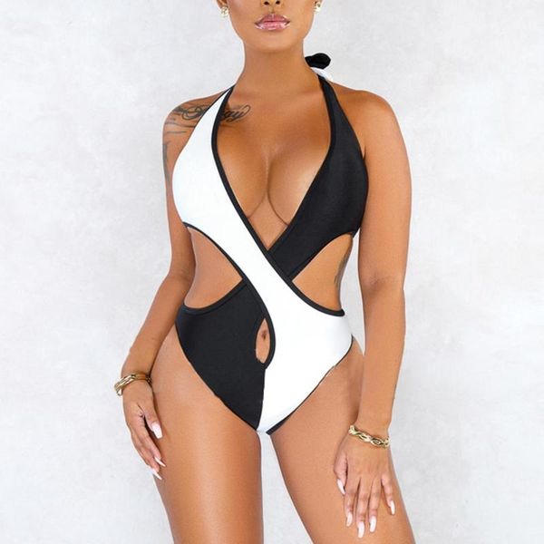one-piece suits women's backless patchwork bikini swimwear female summer brazilian bodysuit swimsuit beachwear for 2021
one-piece suits women's backless patchwork bikini swimwear female summer brazilian bodysuit swimsuit beachwear for 2021