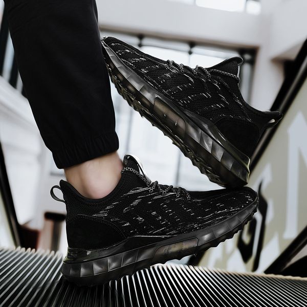 2021 spring and summer flying woven men's sports casual running putian sho fashion, Black
2021 spring and summer flying woven men's sports casual running putian sho fashion, Black