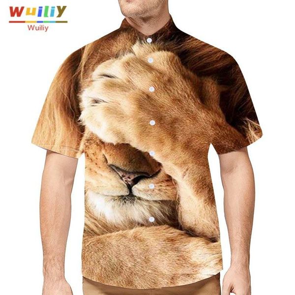 men's casual shirts graphic lion button down novelty beach 3d pattern summer hawaiian animal shirt, White;black
men's casual shirts graphic lion button down novelty beach 3d pattern summer hawaiian animal shirt, White;black