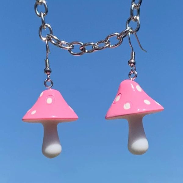 dangle & chandelier funny cute colorful mushroom earrings trendy statement jewelry accessories for women fashion party drop brincos, Silver
dangle & chandelier funny cute colorful mushroom earrings trendy statement jewelry accessories for women fashion party drop brincos, Silver