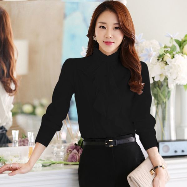 fashion design women chiffon white blouses and long sleeved ruffles stand collar autumn winter 2021 plus size shirts female
fashion design women chiffon white blouses and long sleeved ruffles stand collar autumn winter 2021 plus size shirts female