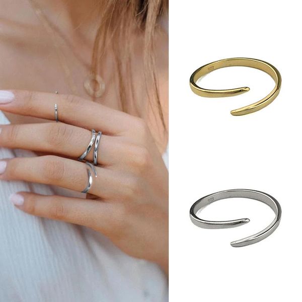 cluster rings canner 2021 minimalism 925 sterling silver for women girls anillos mujer couple pierscionki wedding, Golden;silver
cluster rings canner 2021 minimalism 925 sterling silver for women girls anillos mujer couple pierscionki wedding, Golden;silver