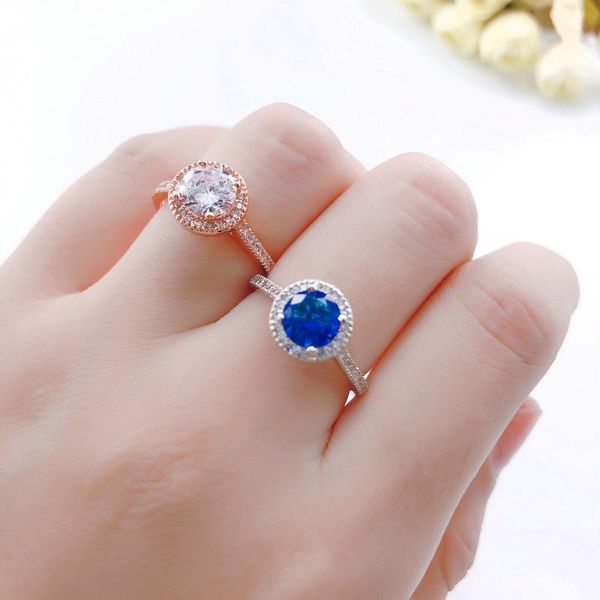 wedding rings classic white gold inlay round cut blue crystal ring rose zircon engagement anniversary jewelry gifts, Slivery;golden
wedding rings classic white gold inlay round cut blue crystal ring rose zircon engagement anniversary jewelry gifts, Slivery;golden