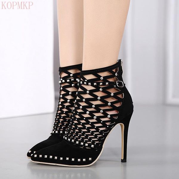dress shoes 2021 rivet hollowed-out high-heeled cold boots high heels zapatos para mujer elegante, Black
dress shoes 2021 rivet hollowed-out high-heeled cold boots high heels zapatos para mujer elegante, Black