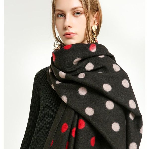 scarves 2021 autumn winter fashion cashmere double patchwork polka dot women's scarf warm shawl wrap outdoor neckwrap, Blue;gray
scarves 2021 autumn winter fashion cashmere double patchwork polka dot women's scarf warm shawl wrap outdoor neckwrap, Blue;gray