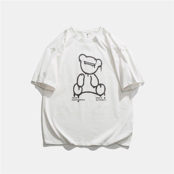 no vulgarity 2021 new summer american printing short sleeve casual men's fashion, White;black
no vulgarity 2021 new summer american printing short sleeve casual men's fashion, White;black