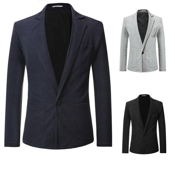 men's suits & blazers blazer coat fit jacket button slim stylish formal one suit, White;black
men's suits & blazers blazer coat fit jacket button slim stylish formal one suit, White;black