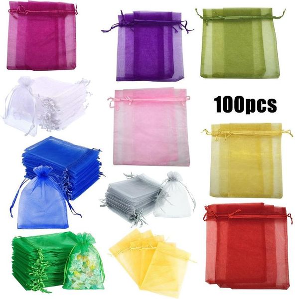gift wrap 100pcs organza bags jewelry packaging candy wedding party goodie packing favors pouches drawable present
gift wrap 100pcs organza bags jewelry packaging candy wedding party goodie packing favors pouches drawable present