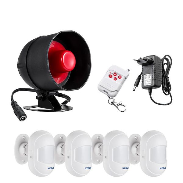 kerui upgraded standalone wireless siren horn home security alarm system kit with motion sensor more diy 110db burglar alarm
kerui upgraded standalone wireless siren horn home security alarm system kit with motion sensor more diy 110db burglar alarm