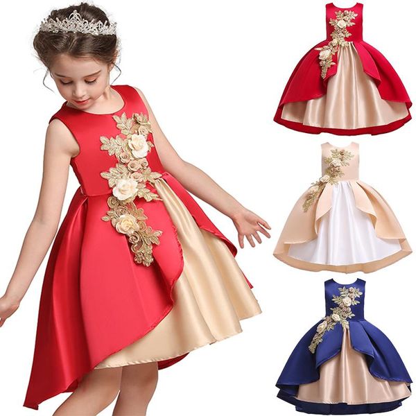 girl's dresses fashion flowers girls dress christmas princess children party gown halloween kids for girl 2-9 y baby clothes, Red;yellow
girl's dresses fashion flowers girls dress christmas princess children party gown halloween kids for girl 2-9 y baby clothes, Red;yellow