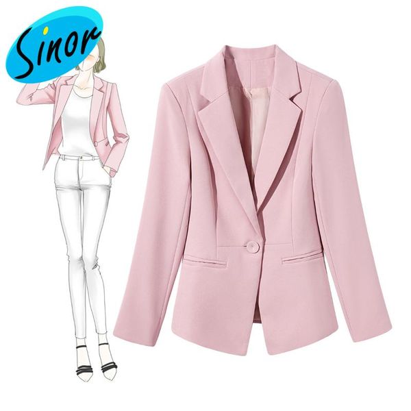 women's 2021 autumn new coat temperament a stylish small suit women's 971902, White;black
women's 2021 autumn new coat temperament a stylish small suit women's 971902, White;black