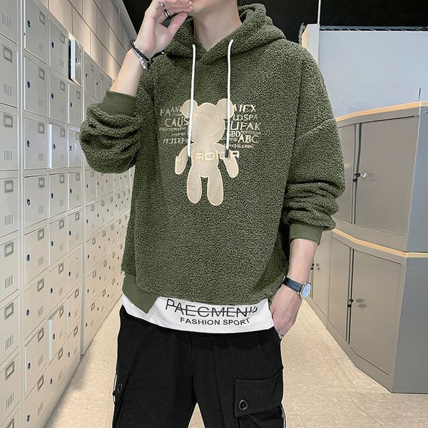 2021 brand hoodies men sweatshirt long sleeve new winter hooded man clothe korean style plus size 4xl loose fashion clothing lnht, Black
2021 brand hoodies men sweatshirt long sleeve new winter hooded man clothe korean style plus size 4xl loose fashion clothing lnht, Black