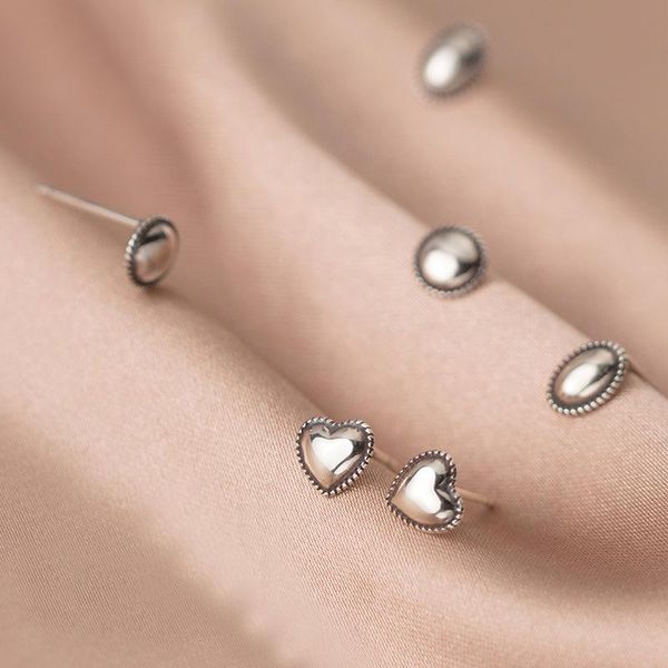 stud 925 sterling silver geometric earrings round heart oval shape vintage earring hypoallergenic jewelry for women girls, Golden;silver
stud 925 sterling silver geometric earrings round heart oval shape vintage earring hypoallergenic jewelry for women girls, Golden;silver
