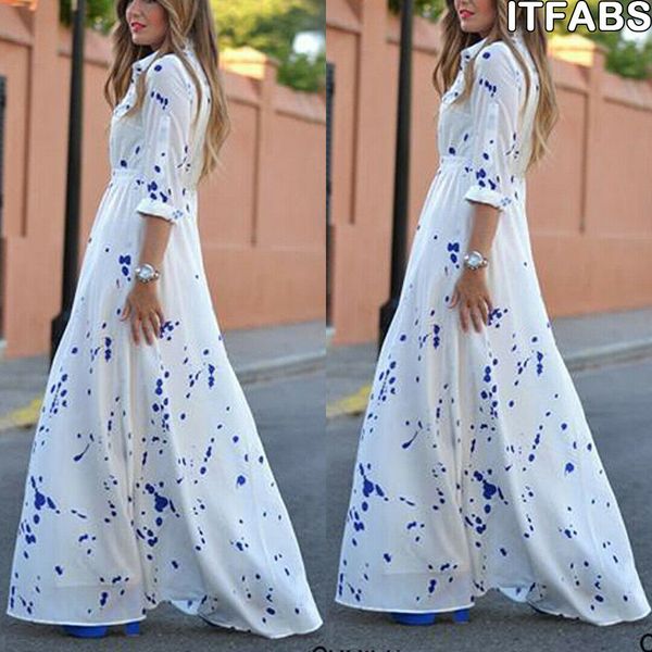women summer boho maxi dress evening party beach dresses sundress high waist temperament shirt collar short sleeve long dress, Red;black
women summer boho maxi dress evening party beach dresses sundress high waist temperament shirt collar short sleeve long dress, Red;black