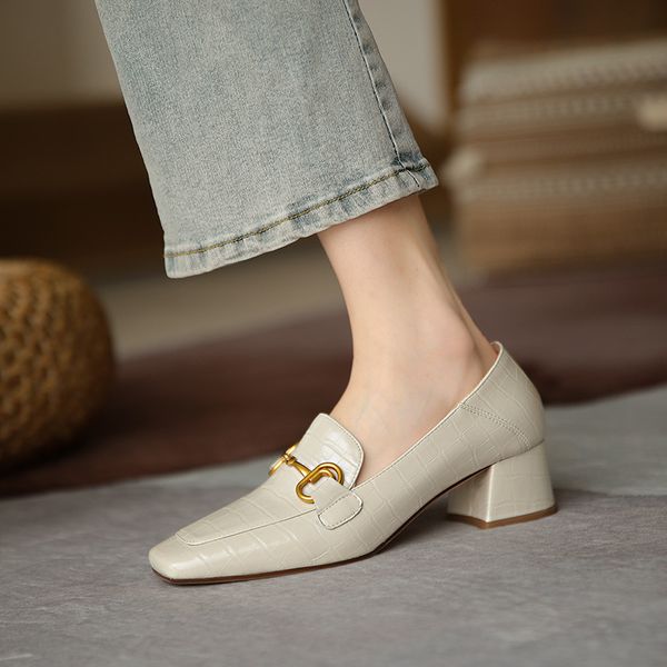 female genuine leather retro party shoes woman 2021 spring autumn slip-on shallow shoes women new square toe high heels pumps, Black
female genuine leather retro party shoes woman 2021 spring autumn slip-on shallow shoes women new square toe high heels pumps, Black