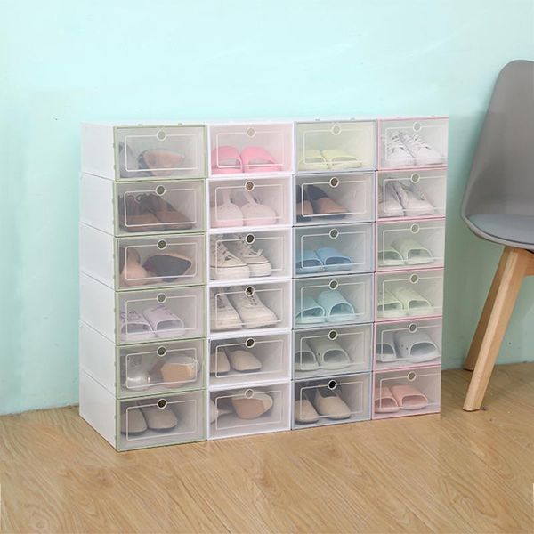 storage boxes & bins 1 pc stackable shoe box transparent case pp organizer drawer shoebox shoes organizadores para casa
storage boxes & bins 1 pc stackable shoe box transparent case pp organizer drawer shoebox shoes organizadores para casa