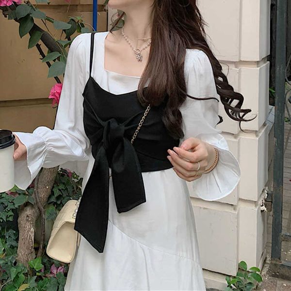 casual dresses summer women elegant vintage square collar long sleeve office lady korean design ve22, Black;gray
casual dresses summer women elegant vintage square collar long sleeve office lady korean design ve22, Black;gray