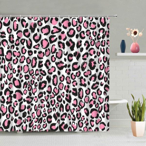 shower curtains pink leopard print curtain africa wild animal printed bathroom waterproof fabric bath screen bathtub decor hook
shower curtains pink leopard print curtain africa wild animal printed bathroom waterproof fabric bath screen bathtub decor hook