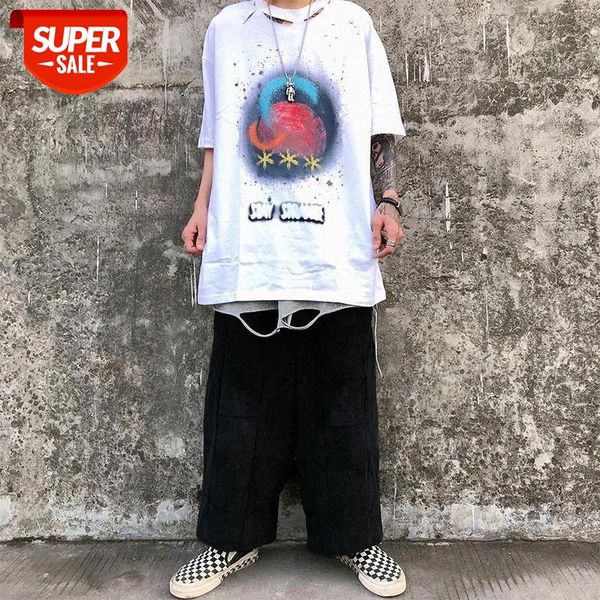 streetwear T-shirt women high street cut hole planet phantom printing Causal loose o- neck short sleeve t-shirts femmes tops #Wn3T, White
streetwear T-shirt women high street cut hole planet phantom printing Causal loose o- neck short sleeve t-shirts femmes tops #Wn3T, White