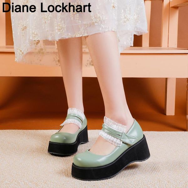 dress shoes dropship brand female lolita cute mary janes pumps platform wedges high heels women's sweet gothic punk woman, Black
dress shoes dropship brand female lolita cute mary janes pumps platform wedges high heels women's sweet gothic punk woman, Black