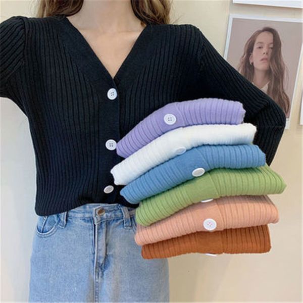 women's knits & tees blouses autumn single cardigans breasted with casual women's low- solid knitted or crocheted jumpers pz3579 t, White
women's knits & tees blouses autumn single cardigans breasted with casual women's low- solid knitted or crocheted jumpers pz3579 t, White
