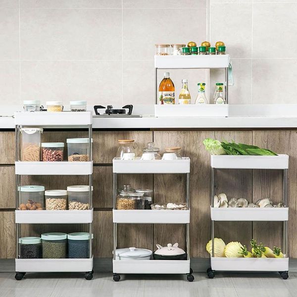 hooks & rails 2/3/4 tiers removable gap storage rack kitchen trolley living room bathroom multi-layer with wheels
hooks & rails 2/3/4 tiers removable gap storage rack kitchen trolley living room bathroom multi-layer with wheels
